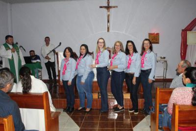 CooperaÃ§Ã£o da Comunidade Linha Nova com o NÃºcleo Feminino da Coprossel  resulta em Nova Gruta do Senhor Bom Jesus 